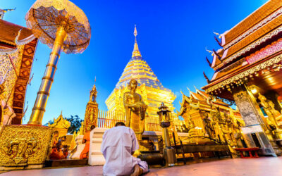 RUTA A WAT PHRA THAT DOI SUTHEP, EL TEMPLO SAGRADO DE LA MONTAÑA, TAILANDIA