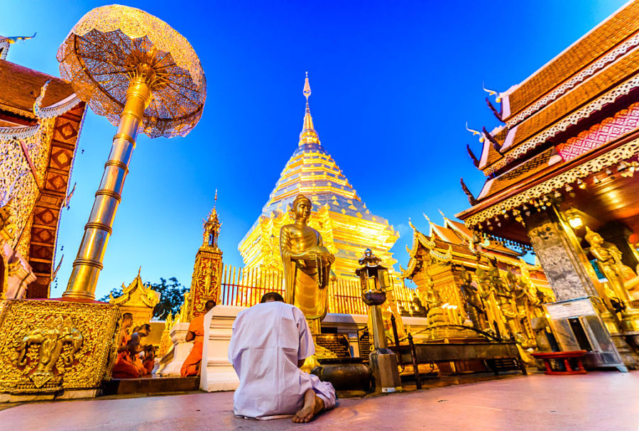 El Templo del Doi Suthep es un lugar sagrado y venerado por los tailandeses budistas desde hace siglos