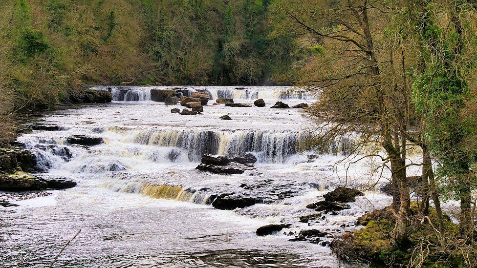 Las Aysgarth Falls son unas espectaculares cascadas situadas en las tierras altas de Inglaterra