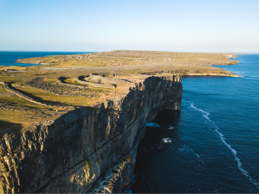 Las Islas Aran, situadas en la desembocadura de la bahía de Galway