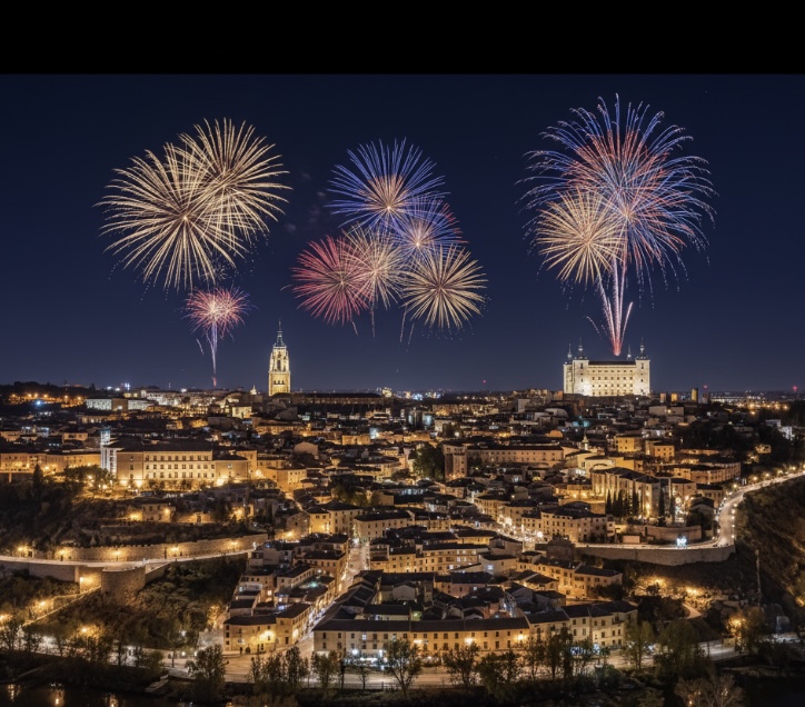 La ciudad de Toledo, Patrimonio de la Humanidad, deslumbra en fin de año con su magnífica arquitectura medieval y su rica cultura