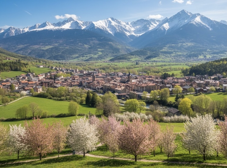 Puigcerdà, capital de la comarca de la Cerdanya