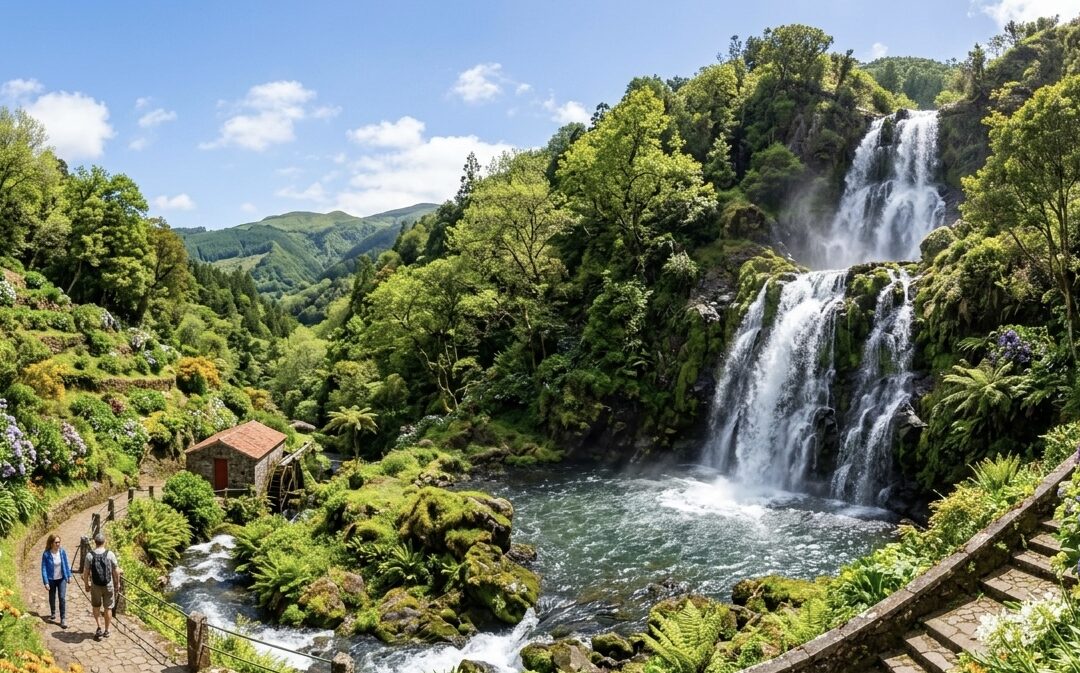 El Parque Natural da Ribeira dos Caldeirões, situado en la zona nordeste de la isla de São Miguel
