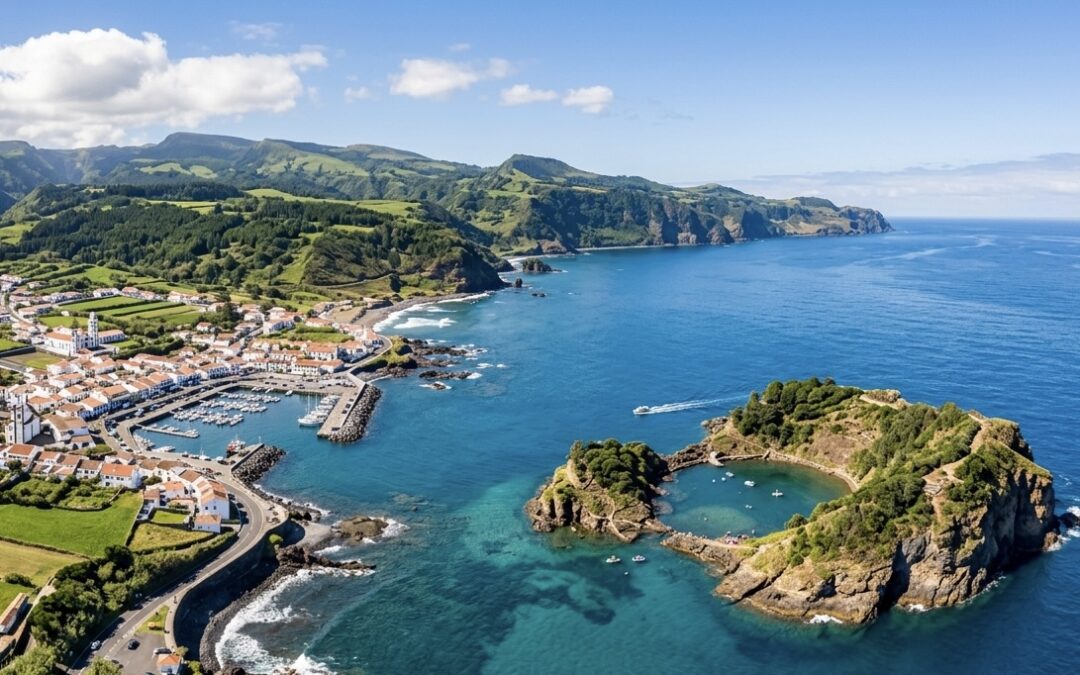 Vila Franca do Campo, situada en la costa sur de la isla de São Miguel