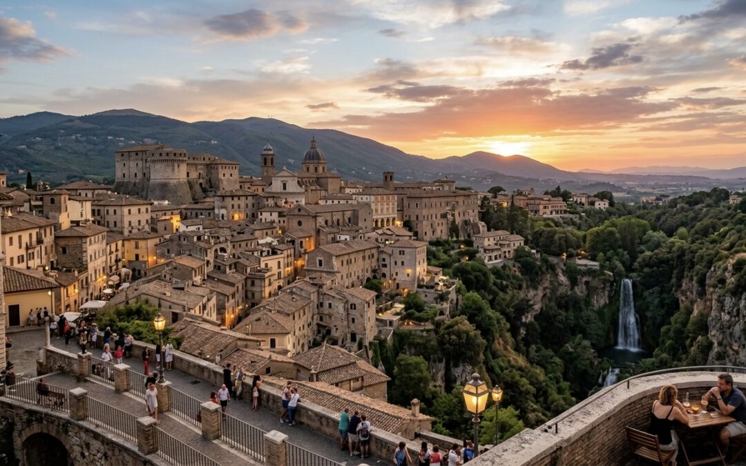 A pocos kilómetros de Roma se encuentra Tívoli, una de las ciudades más bellas y elegantes de la región del Lacio