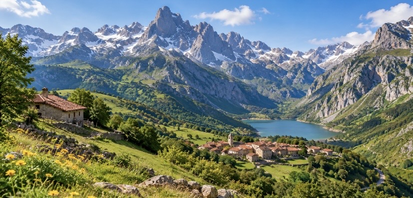 el Parque Nacional de los Picos de Europa